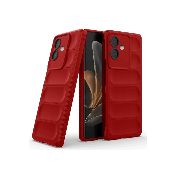 Newface Oppo A3 Kılıf Optimum Silikon - Kırmızı