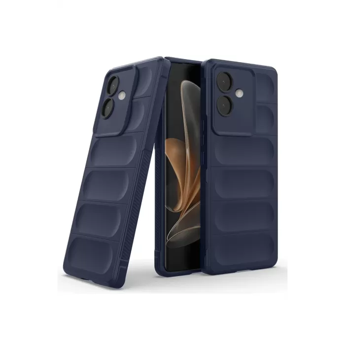 Newface Oppo A3 Kılıf Optimum Silikon - Lacivert