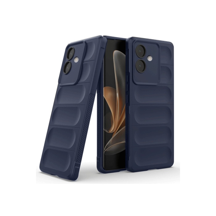 Newface Oppo A3 Kılıf Optimum Silikon - Lacivert