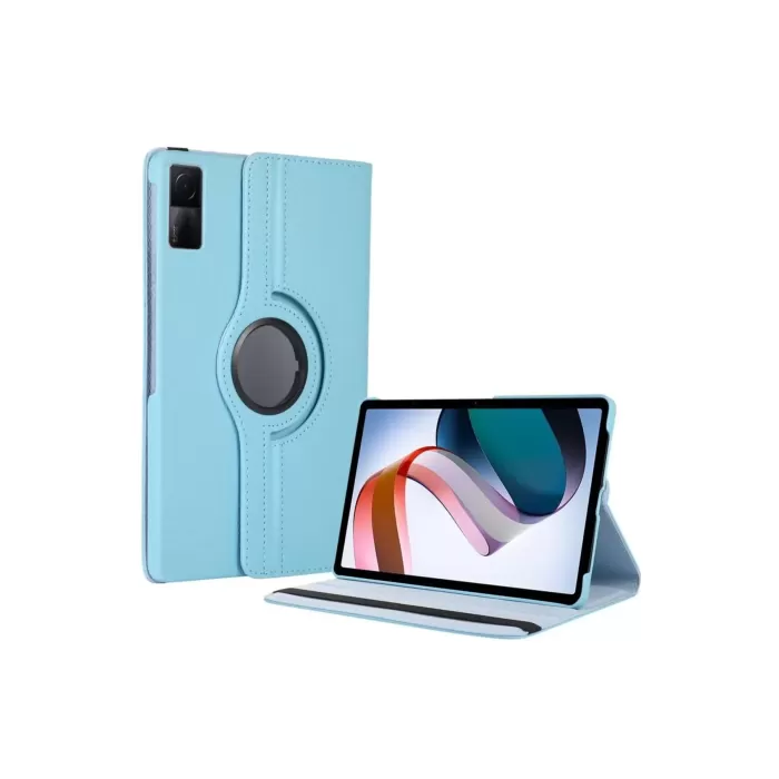 Newface Xiaomi Redmi Pad SE 4G Kılıf 360 Tablet Deri Kılıf - Turkuaz