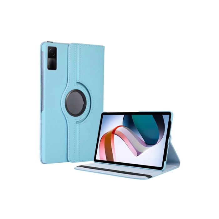 Newface Xiaomi Redmi Pad SE 4G Kılıf 360 Tablet Deri Kılıf - Turkuaz