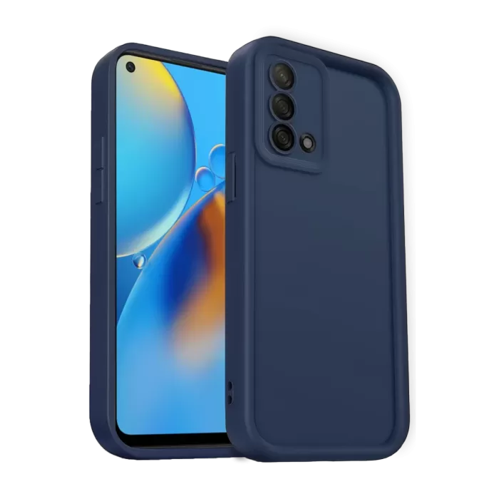 Newface Oppo A74 4G Kılıf Viera Silikon - Lacivert