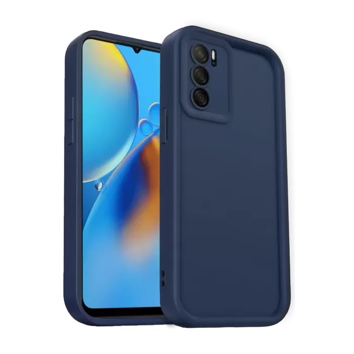 Newface Oppo A16 Kılıf Viera Silikon - Lacivert