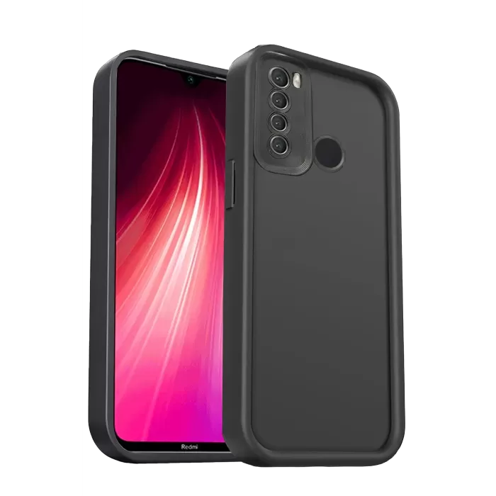 Newface Xiaomi Redmi Note 8 Kılıf Viera Silikon - Siyah