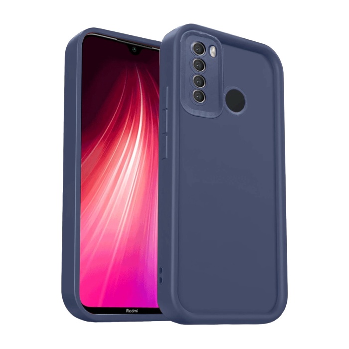 Newface Xiaomi Redmi Note 8 Kılıf Viera Silikon - Lacivert