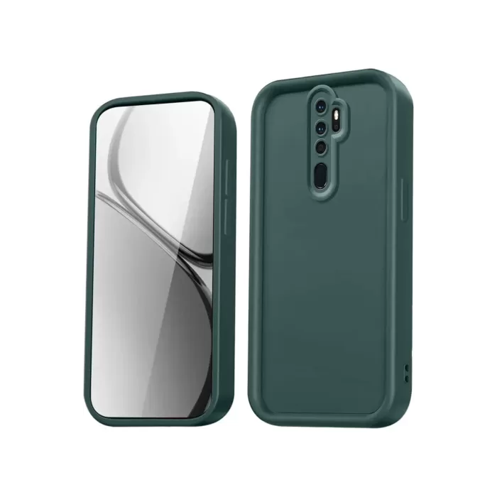 Newface Xiaomi Redmi Note 8 Pro Kılıf Viera Silikon - Koyu Yeşil