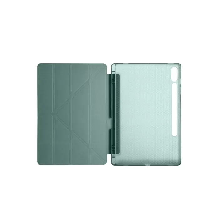 Newface Samsung Galaxy X510 Tab S9 FE 11 Kılıf Kalemlikli Mars Tablet Kılıfı - Koyu Yeşil