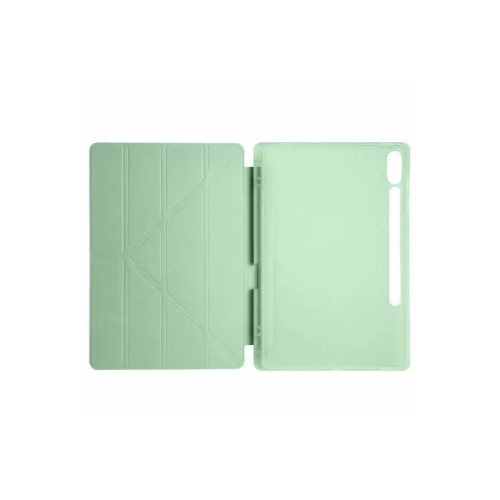 Newface Samsung Galaxy X510 Tab S9 FE 11 Kılıf Kalemlikli Mars Tablet Kılıfı - Açık Yeşil