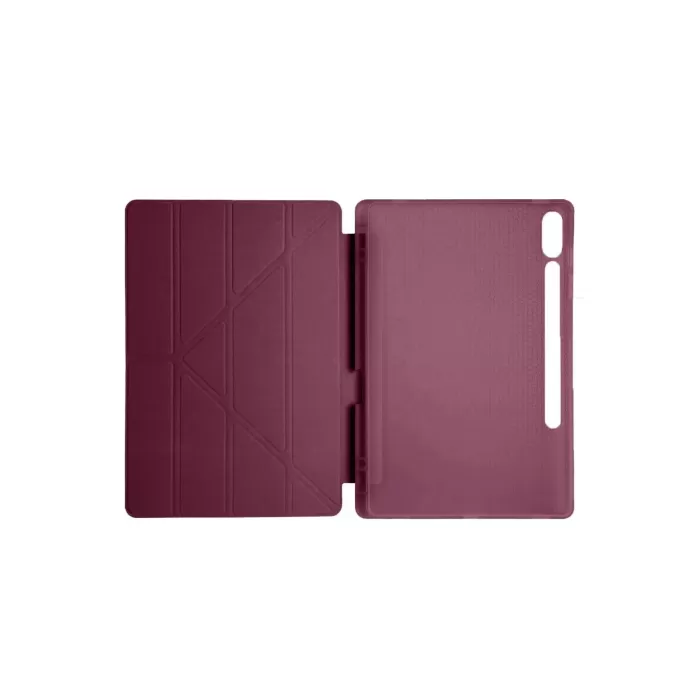 Newface Samsung Galaxy X510 Tab S9 FE 11 Kılıf Kalemlikli Mars Tablet Kılıfı - Mürdüm