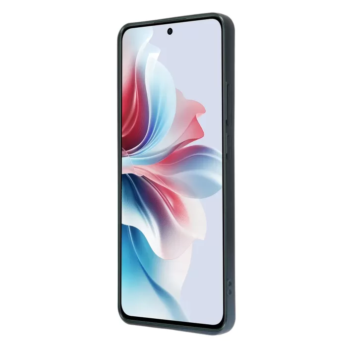 Newface Oppo Reno 11F Kılıf Aras Deri Kapak - Pudra