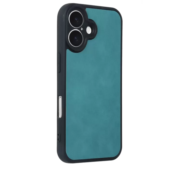 Newface iPhone 16 Kılıf Aras Deri Kapak - Açık Yeşil