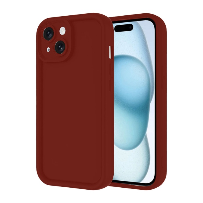Newface iPhone 14 Kılıf Viera Silikon - Bordo