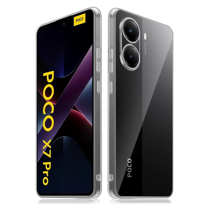 Newface Xiaomi Poco X7 Pro Kılıf Lüx Şeffaf Silikon