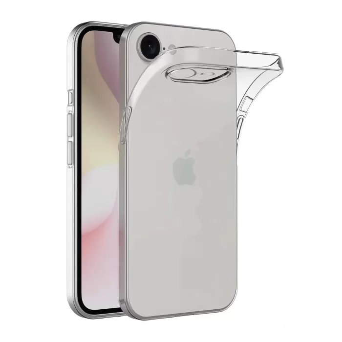 Newface iPhone 16E Kılıf Lüx Şeffaf Silikon