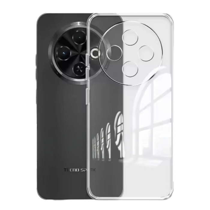 Newface Tecno Spark 30C Kılıf Lüx Şeffaf Silikon