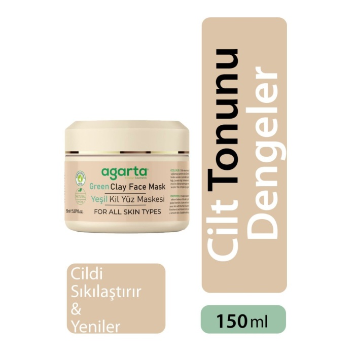 Yeşil Kil Yüz Maskesi 150 ml