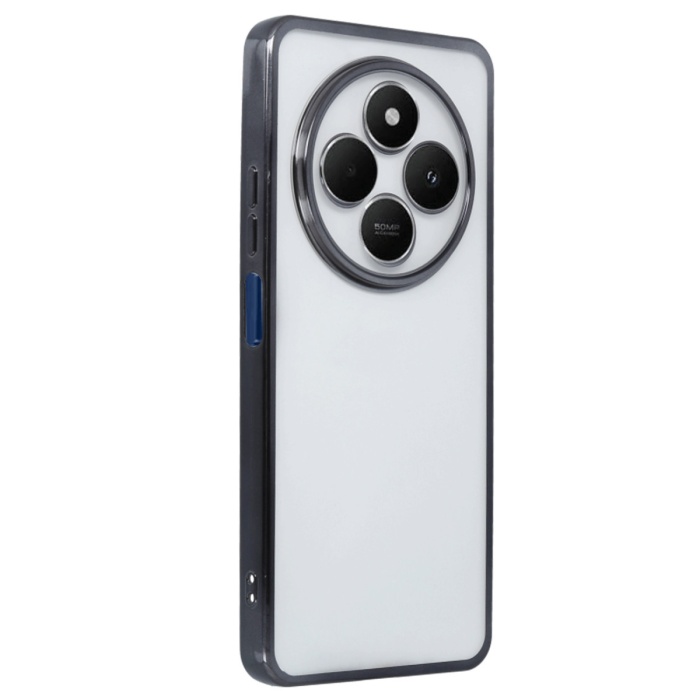 Newface Xiaomi Redmi 14C Kılıf Razer Lensli Silikon - Siyah