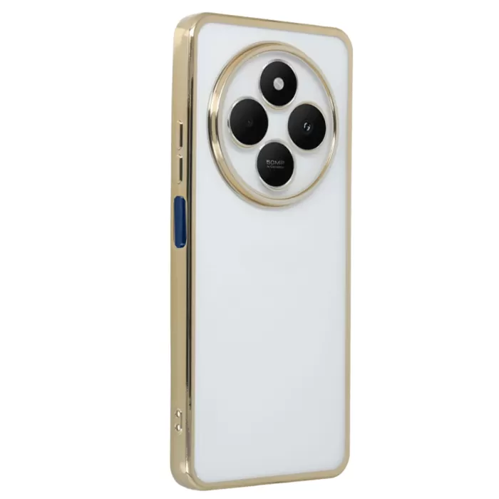 Newface Xiaomi Redmi 14C Kılıf Razer Lensli Silikon - Gold