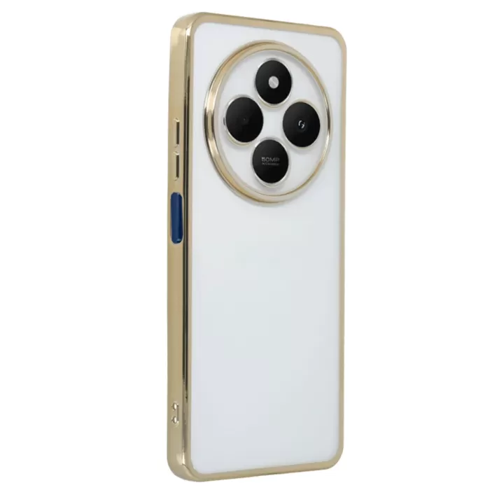 Newface Xiaomi Redmi 14C Kılıf Razer Lensli Silikon - Gold