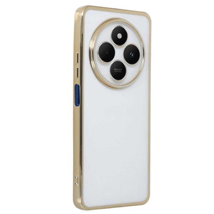 Newface Xiaomi Redmi 14C Kılıf Razer Lensli Silikon - Gold