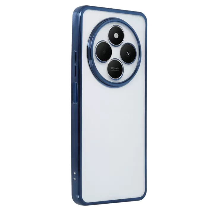 Newface Xiaomi Redmi 14C Kılıf Razer Lensli Silikon - Lacivert