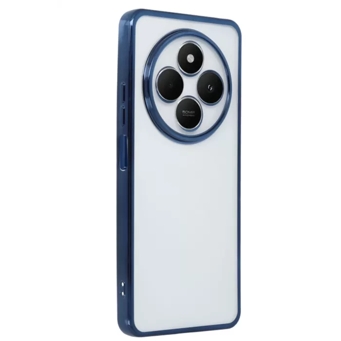 Newface Xiaomi Redmi 14C Kılıf Razer Lensli Silikon - Lacivert