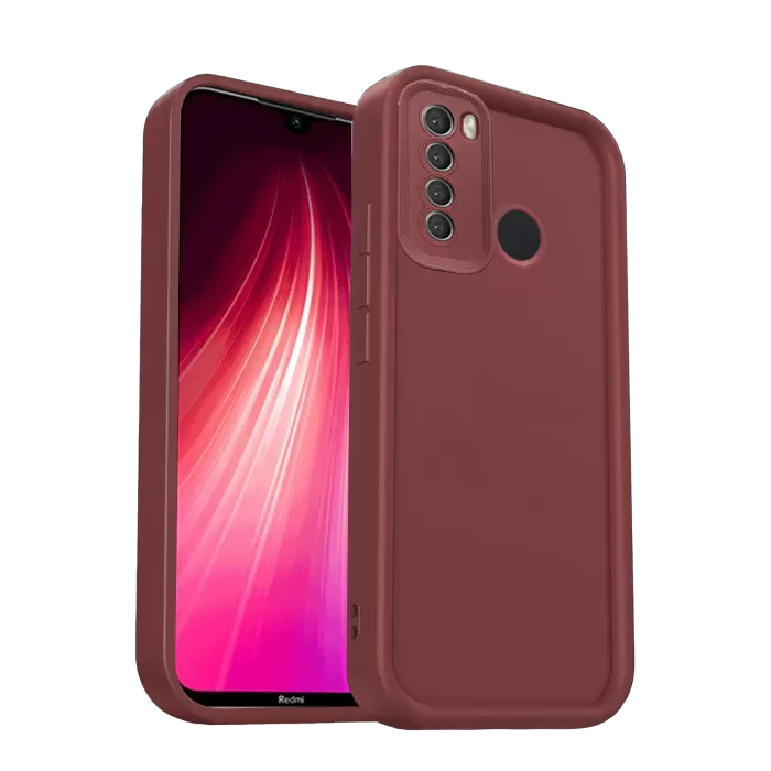 Newface Xiaomi Redmi Note 8 Kılıf Viera Silikon - Bordo