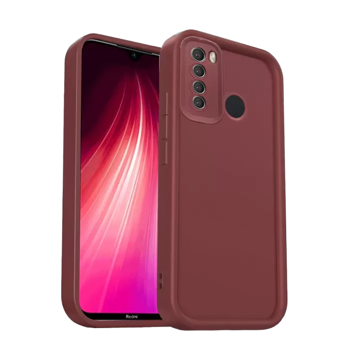 Newface Xiaomi Redmi Note 8 Kılıf Viera Silikon - Bordo
