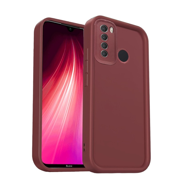 Newface Xiaomi Redmi Note 8 Kılıf Viera Silikon - Bordo