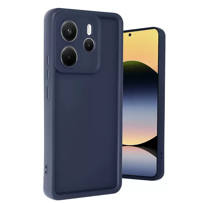 Newface Xiaomi Redmi Note 14 4G Kılıf Viera Silikon - Lacivert