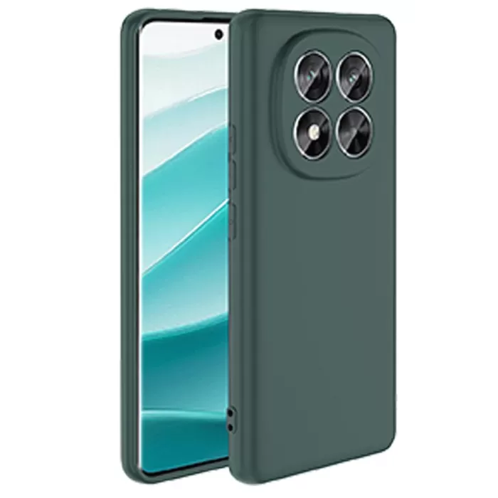 Newface Xiaomi Redmi Note 14 Pro 4G Kılıf First Silikon - Koyu Yeşil