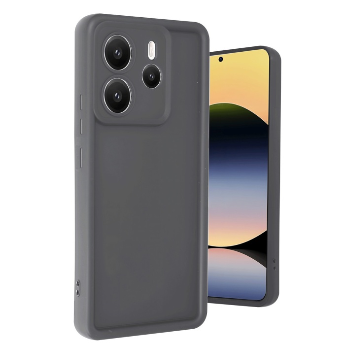 Newface Xiaomi Redmi Note 14 4G Kılıf Viera Silikon - Gri