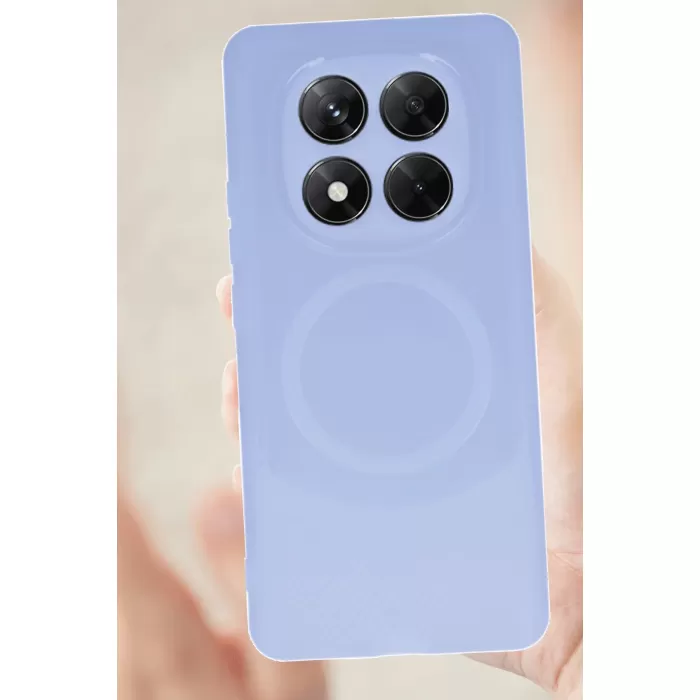 Newface Xiaomi Redmi Note 14 Pro 4G Kılıf Maya Karbon Kapak - Mürdüm