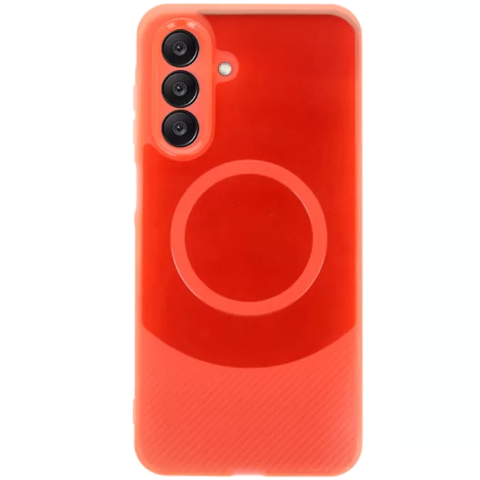 Newface Samsung A16 5G Kılıf Maya Karbon Kapak - Kırmızı