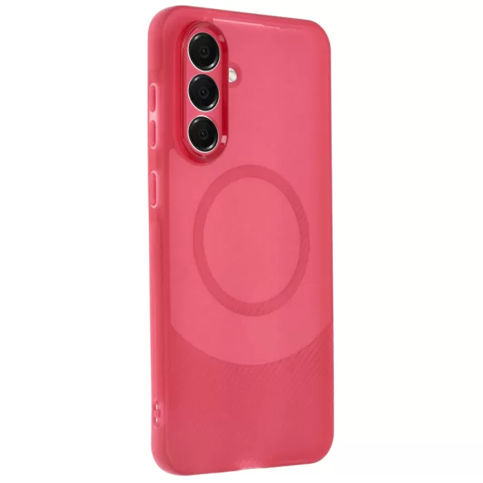 Newface Samsung A56 Kılıf Maya Karbon Kapak - Bordo