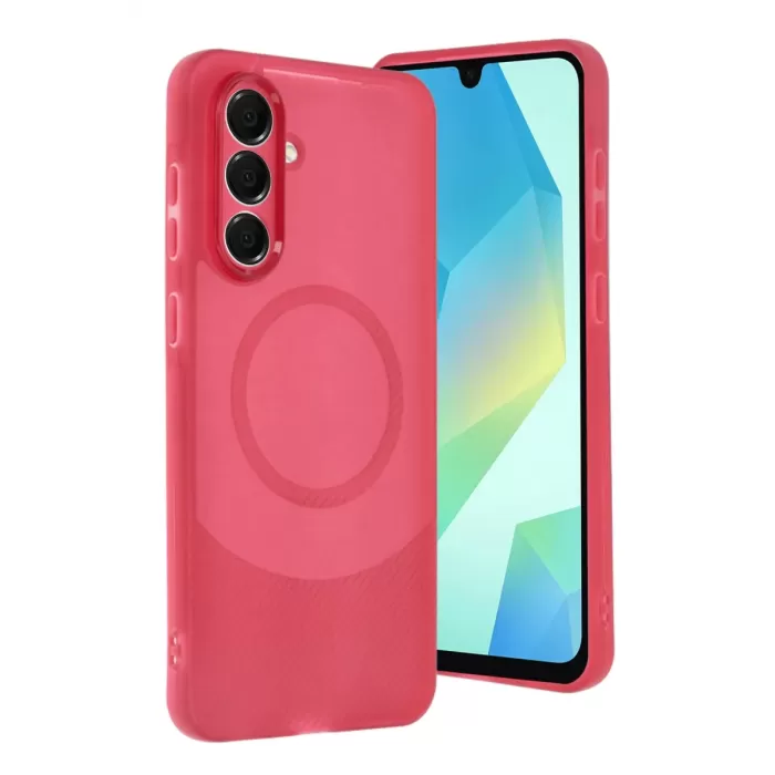 Newface Samsung A56 Kılıf Maya Karbon Kapak - Bordo