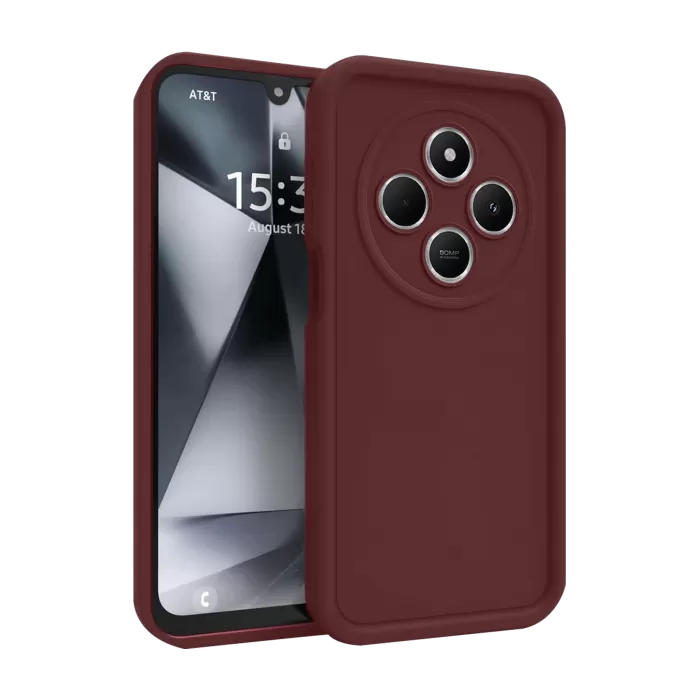 Newface Xiaomi Redmi 14C Kılıf Viera Silikon - Bordo