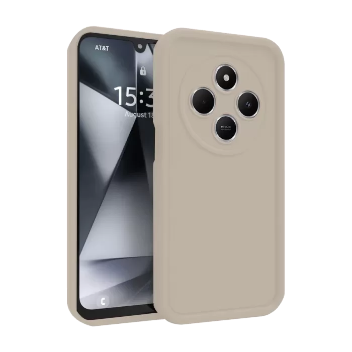 Newface Xiaomi Redmi 14C Kılıf Viera Silikon - Krem