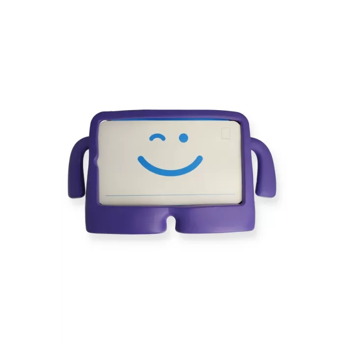 Newface Samsung Galaxy T500 Tab A7 10.4 Kılıf Karakter Tablet Silikon - Mor