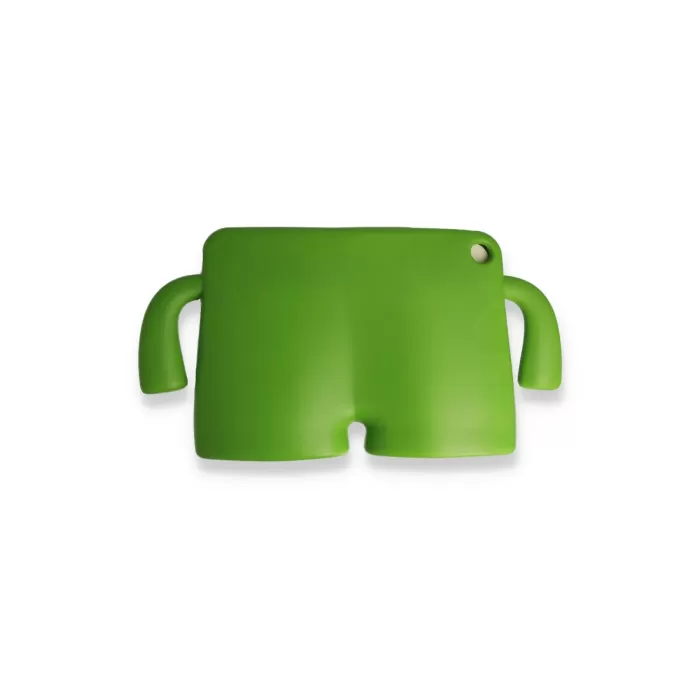 Newface Samsung Galaxy T500 Tab A7 10.4 Kılıf Karakter Tablet Silikon - Yeşil