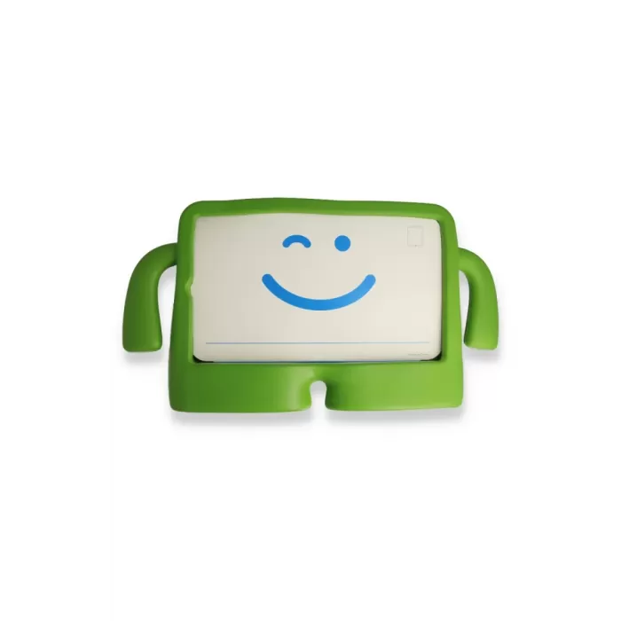 Newface Samsung Galaxy T500 Tab A7 10.4 Kılıf Karakter Tablet Silikon - Yeşil