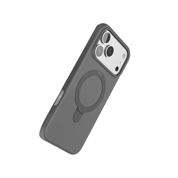 Newface Apple iPhone 17 Pro Regal Magsafe Standlı Kapak - Titan Gri