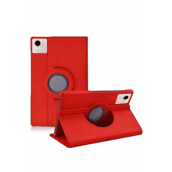 Newface Huawei Honor Pad X9A 360 Tablet Deri Kılıf - Kırmızı