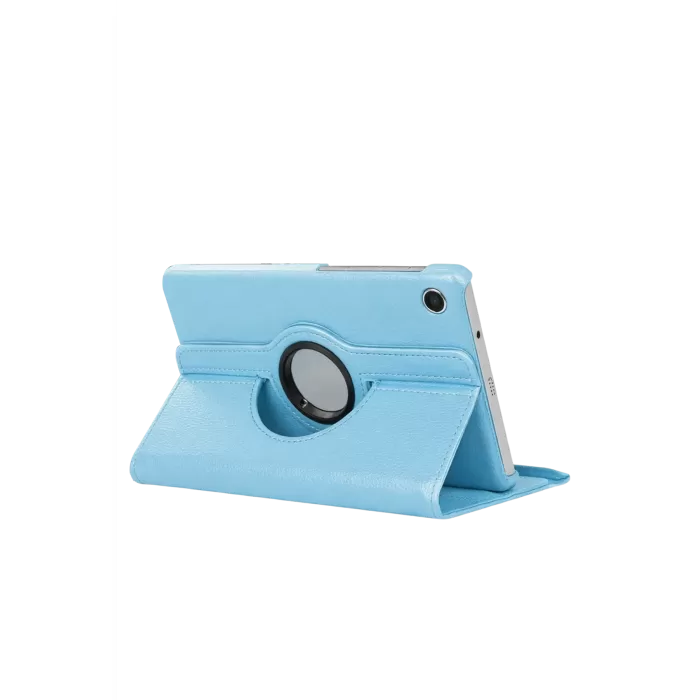 Newface Samsung Galaxy Tab A11 360 Tablet Deri Kılıf - Turkuaz