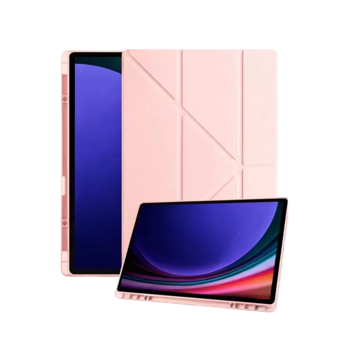 Newface Samsung Galaxy Tab A11 Plus Kalemlikli Mars Tablet Kılıfı - Rose Gold