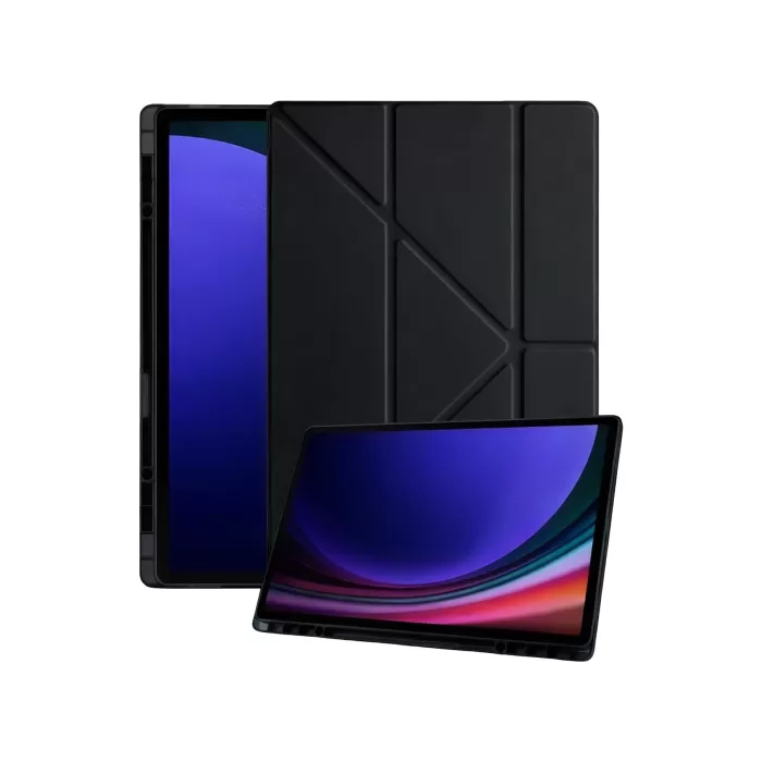 Newface Samsung Galaxy Tab A11 Plus Kalemlikli Mars Tablet Kılıfı - Siyah