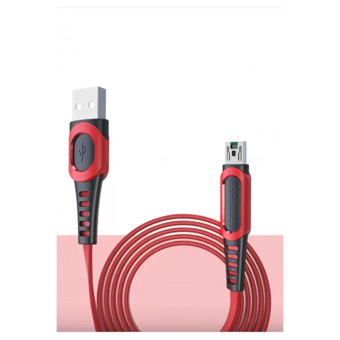 Konfulon DC24 Micro USB Kablo 1.2M 4A - Kırmızı