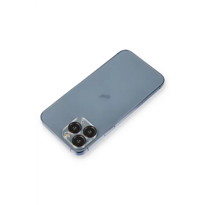 Newface iPhone 11 Pro Max Metal Kamera Lens Koruma Cam - Siyah
