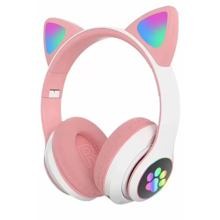 Karler Bass STN28 Kablosuz Kedi Kulaklık - Pembe