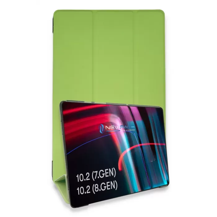 Newface iPad 10.2 (7.nesil) Kılıf Tablet Smart Kılıf - Açık Yeşil